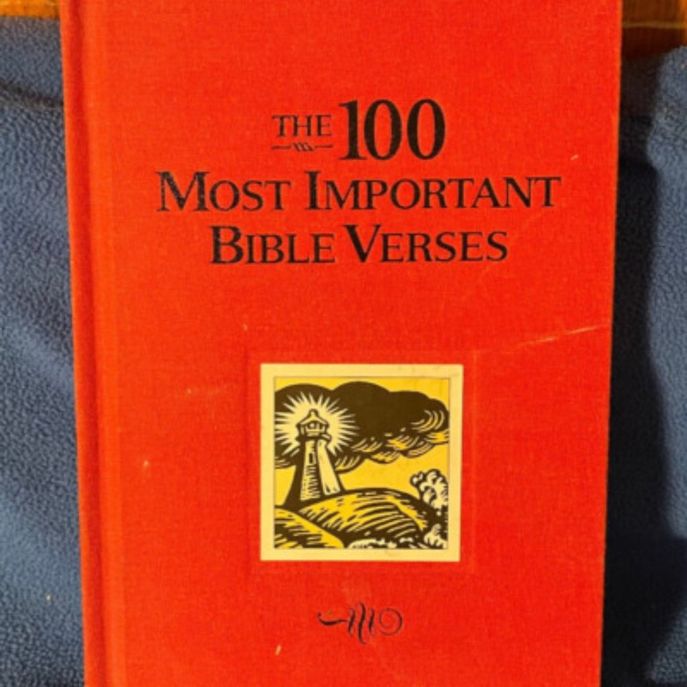 The 100 Most Important Bible Verses - New Paper Back Book